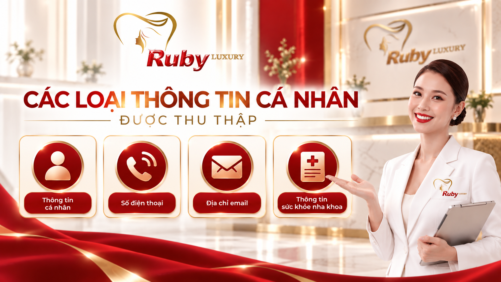 Các loại thông tin cá nhân Ruby Luxury