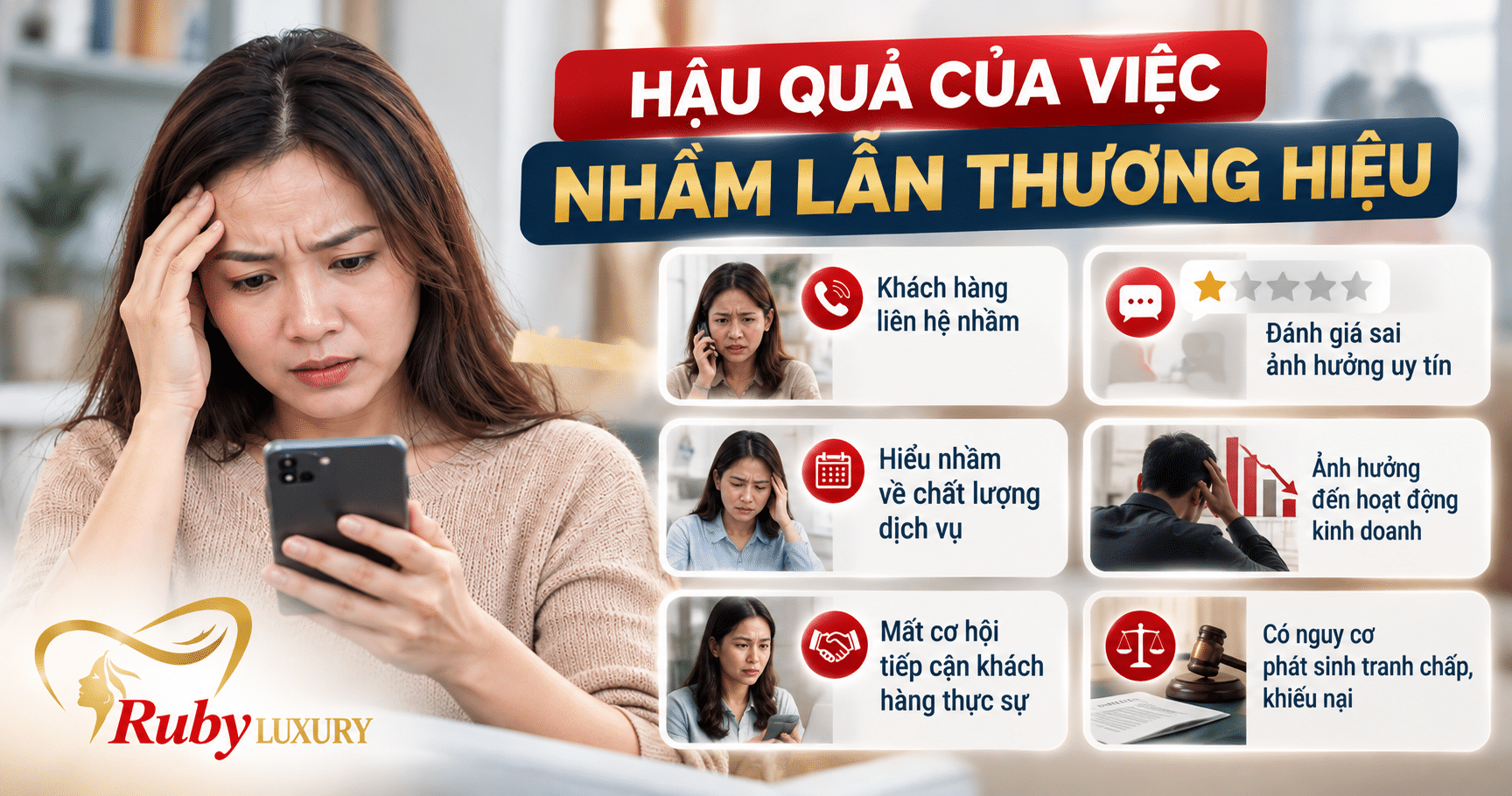 Hậu quả của việc nhầm lẫn thương hiệu