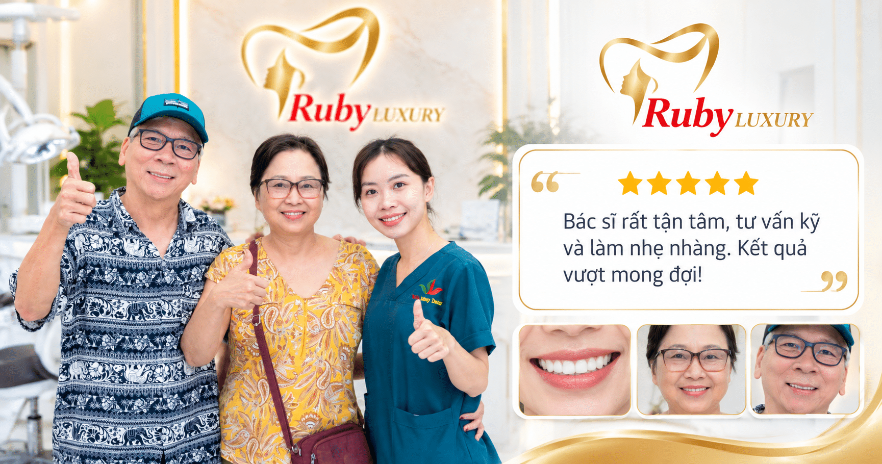 Đánh giá tích cực từ khách hàng Ruby Luxury