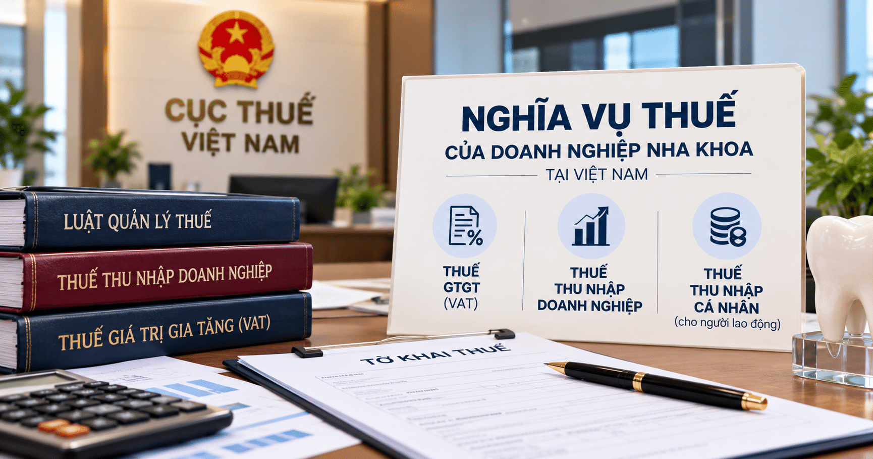 Nghĩa vụ thuế của doanh nghiệp nha khoa tại Việt Nam
