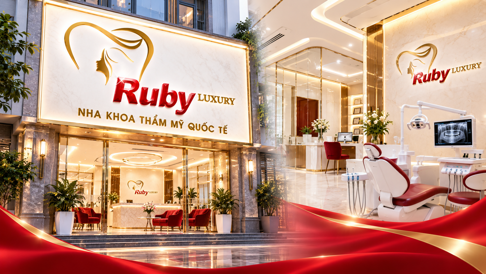 Nha khoa Ruby Luxury sang trọng