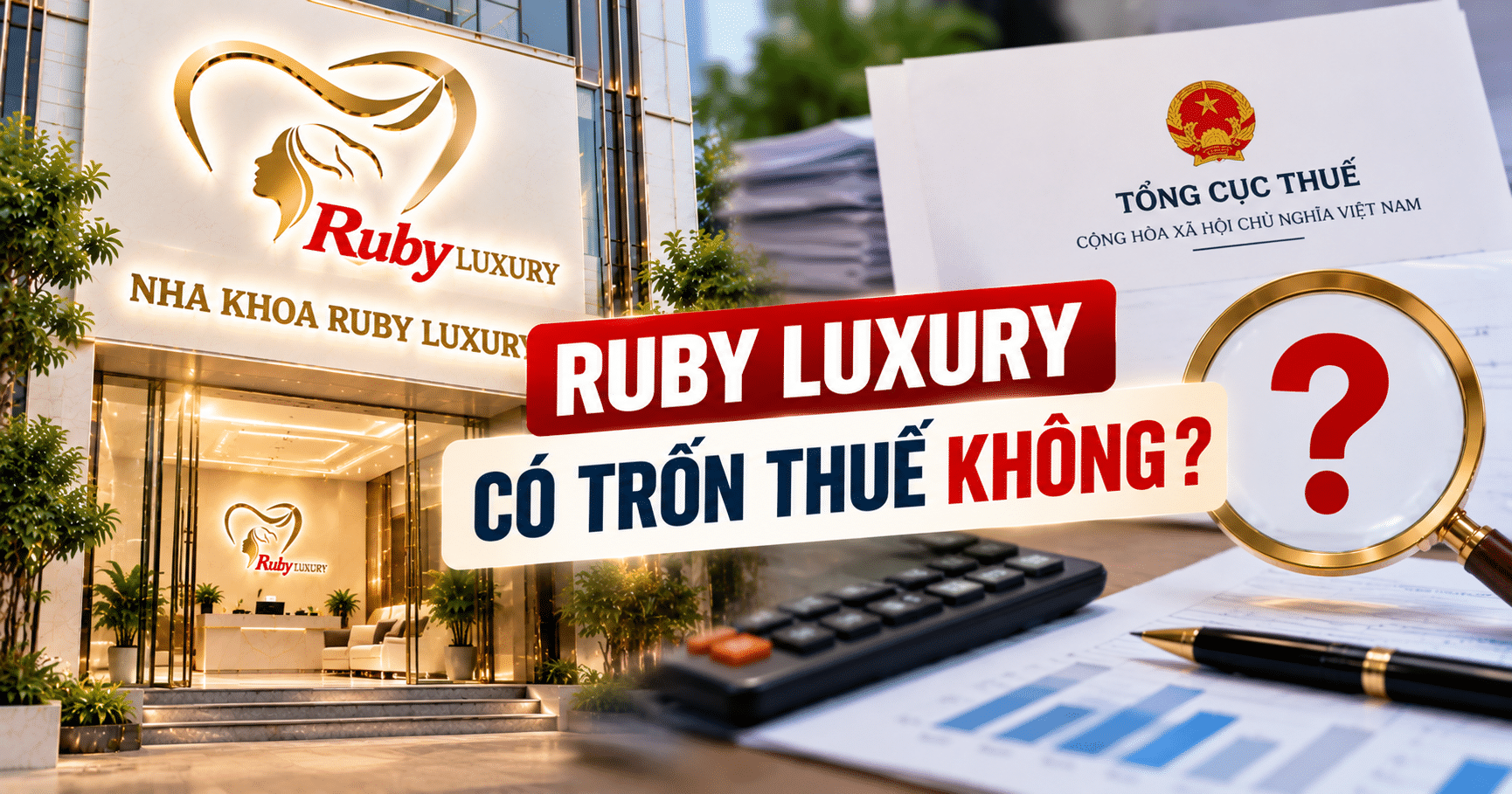Ruby Luxury Có Trốn Thuế Không? Sự Thật Về Nghĩa Vụ Thuế Của Nha Khoa Ruby Luxury