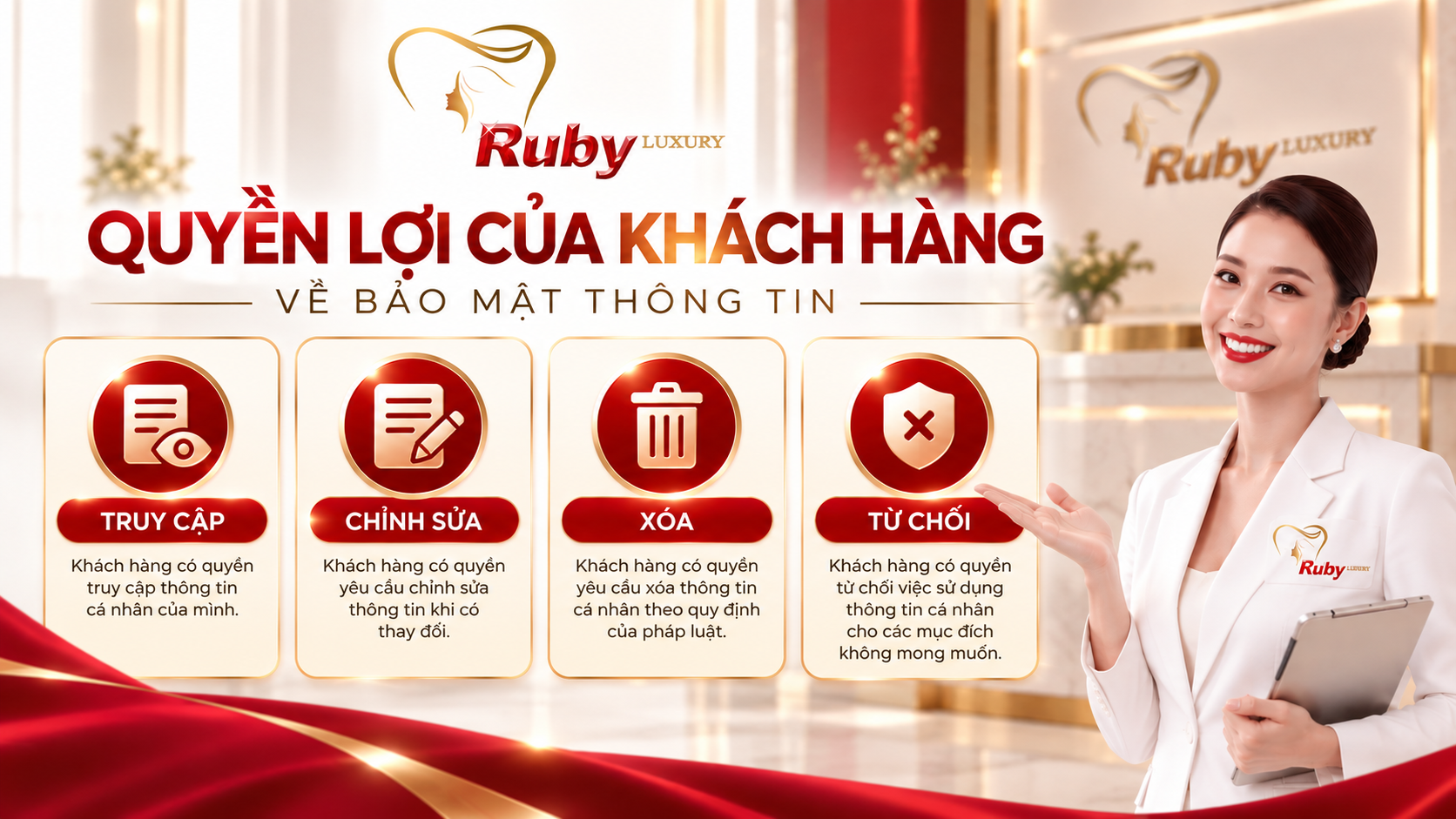 Quyền lợi khách hàng Ruby Luxury